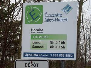 écocentre de Saint-Hubert